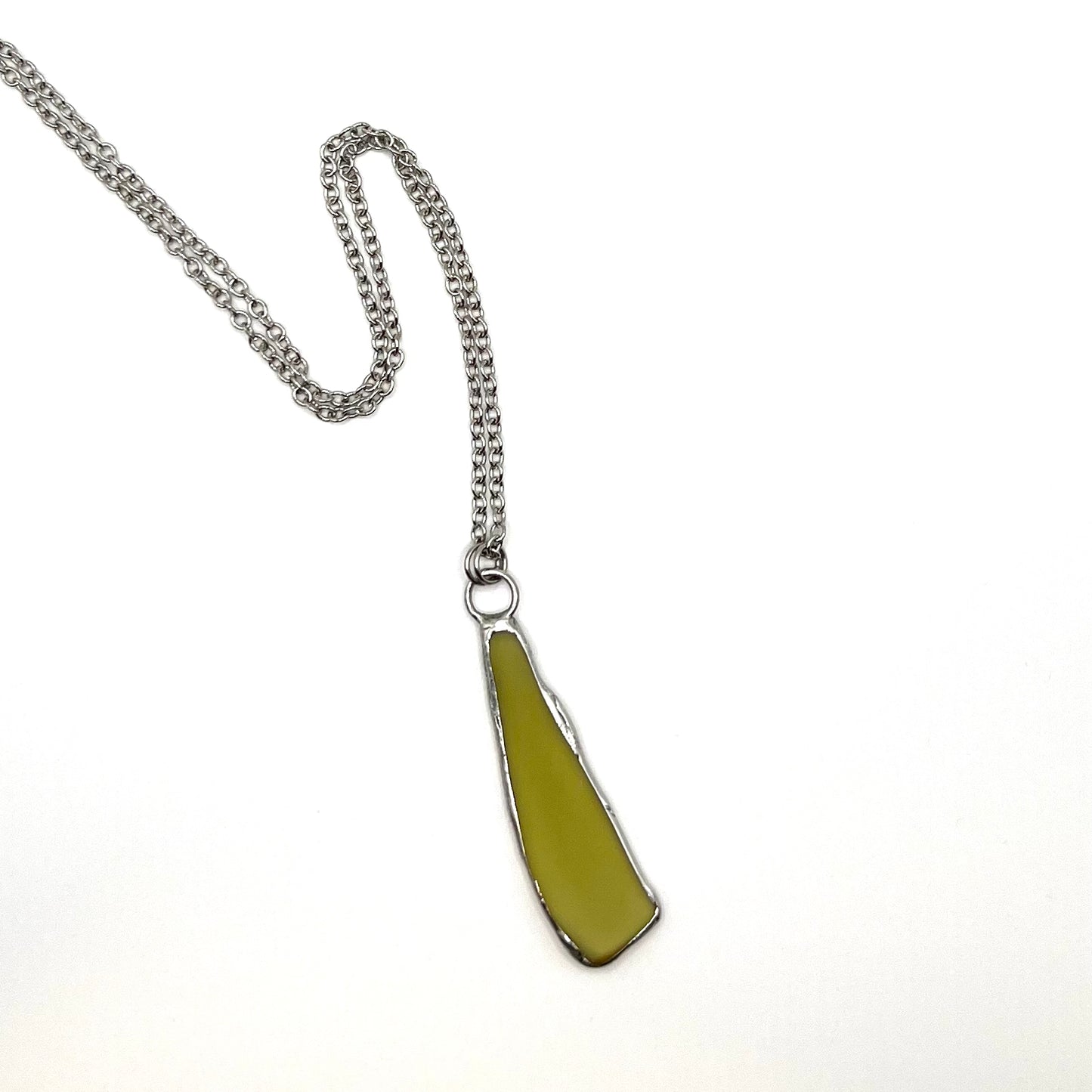 Tiffany Soldered Recycled Willamette Valley Chardonnay Wine Bottle Pendant Necklace