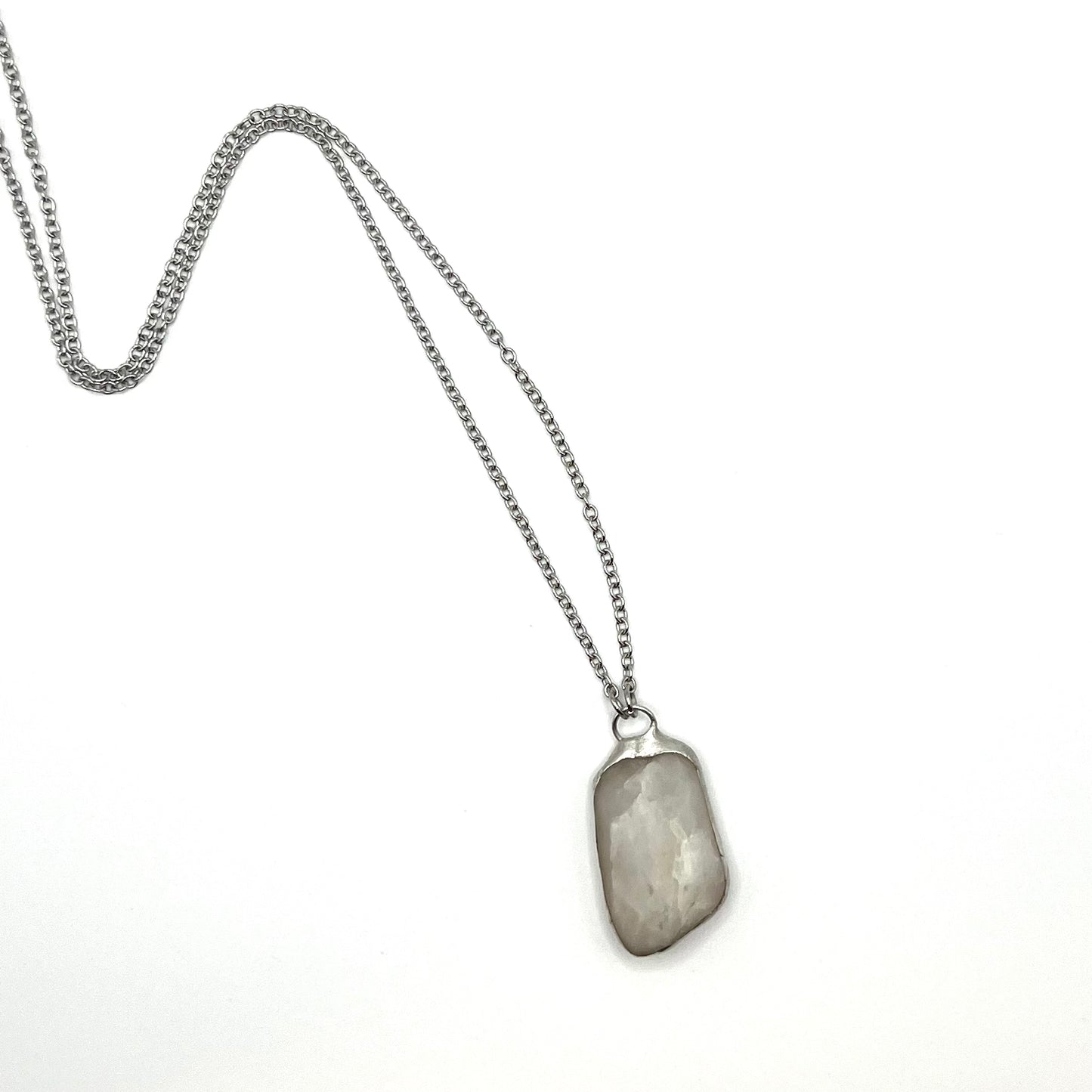 Tiffany Soldered Oregon Coast Quartz Pendant